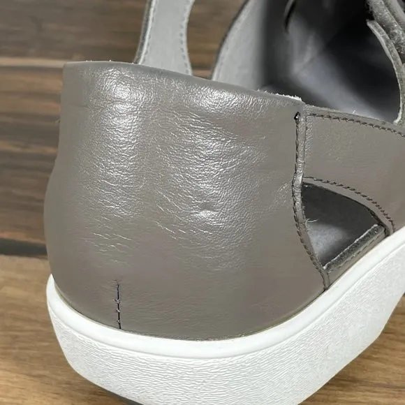 Alegria Traq Treq Women's Size EU 38 Shoes Dove Gray Strappy Smart Sandal