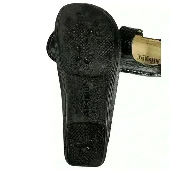 Alegria Women's Paloma Mary Jane Nurse Shoe Clog Comfort Leather Black Size 11