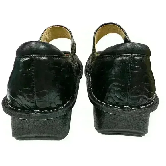 Alegria Women's Paloma Mary Jane Nurse Shoe Clog Comfort Leather Black Size 11