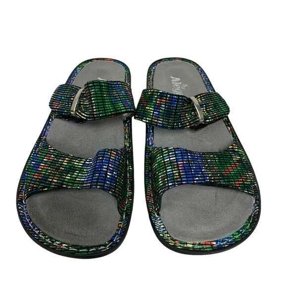 Alegria Womens Size 37 Karmen Prime Time Rave 2 Strap Comfort Sandals