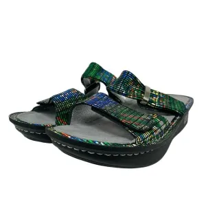 Alegria Womens Size 37 Karmen Prime Time Rave 2 Strap Comfort Sandals