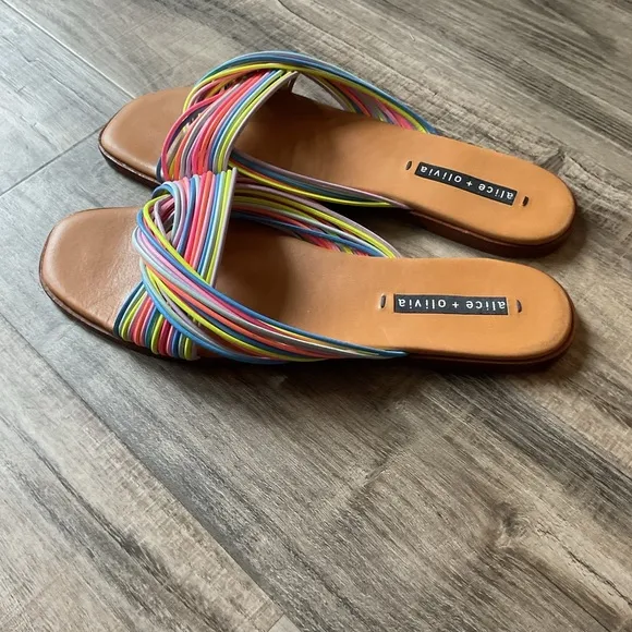 Alice and Olivia Coree Slides Size 10