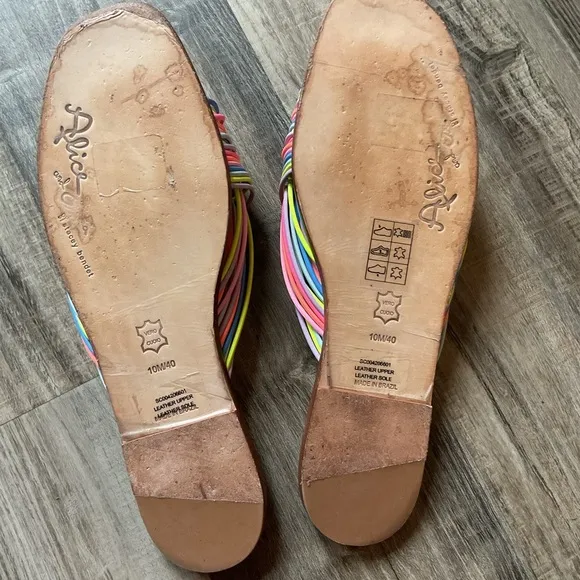 Alice and Olivia Coree Slides Size 10