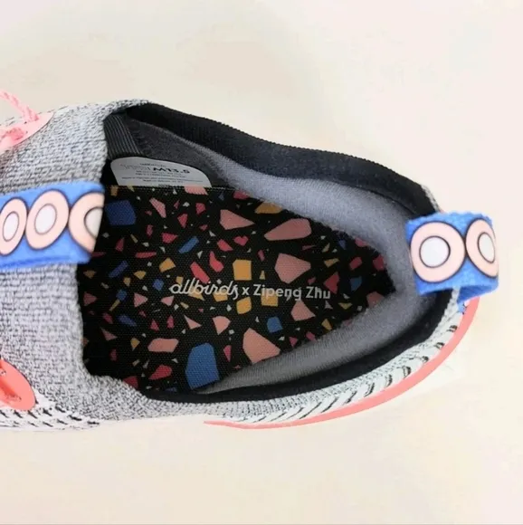 Allbirds Men's Size 13.5 Tree Flyer 2 Running Shoes Sneakers Zipeng Zhu Blizzard