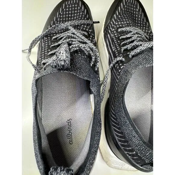 Allbirds Men’s Tree Flyer 2 Size 12 Natural Black Blizzard Sole