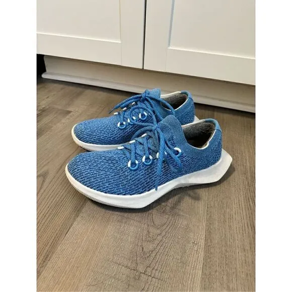 Allbirds Tree Dasher 2 Women's Size 9 Blue Comfort Running Sneakers Shoes
