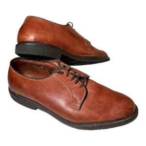 Allen Edmonds Badlands Leather Derby Oxford Dress Shoes Brown Mens Size 11 D