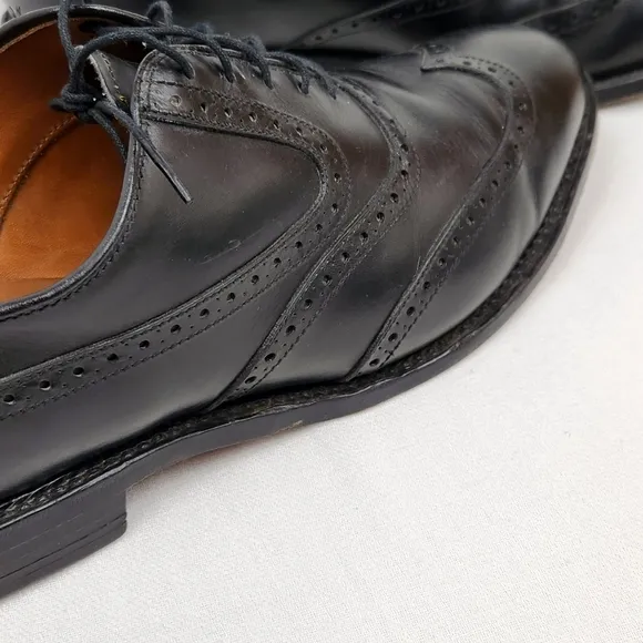 Allen Edmonds Black Birmingham Oxford Leather Dress Shoes