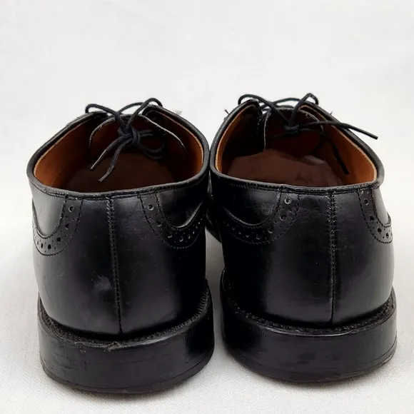 Allen Edmonds Black Birmingham Oxford Leather Dress Shoes