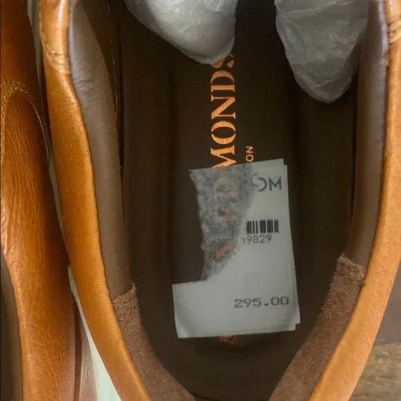 Allen Edmonds Men's Tan Leather Sneakers - LIKE NEW CONDITION