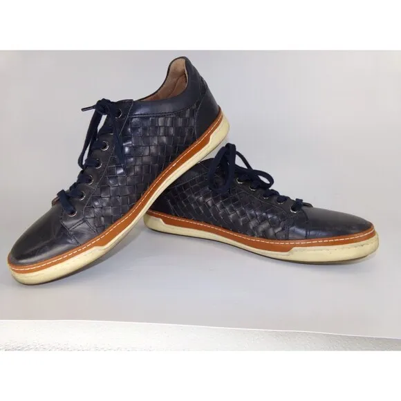 Allen Edmonds Porter Derby Sneaker Mens Size 9 D 55902 Navy Blue Leather