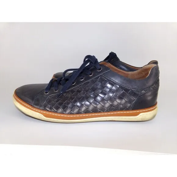 Allen Edmonds Porter Derby Sneaker Mens Size 9 D 55902 Navy Blue Leather