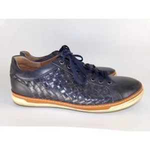 Allen Edmonds Porter Derby Sneaker Mens Size 9 D 55902 Navy Blue Leather