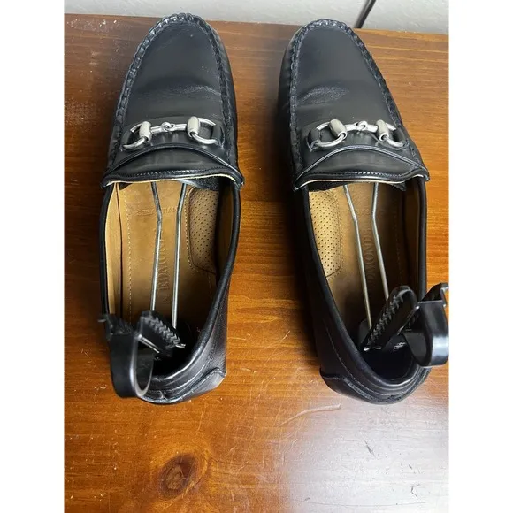 Allen Edmonds SEBASTIAN Mens Leather BIT Driving Loafers 9 1/2 D Black 6362 $325