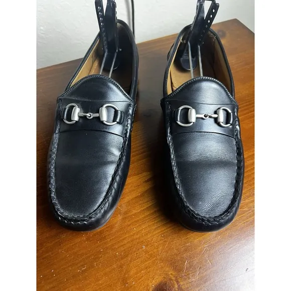 Allen Edmonds SEBASTIAN Mens Leather BIT Driving Loafers 9 1/2 D Black 6362 $325