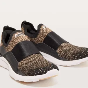 APL Womens TechLoom Bliss Shoe Black / Rose Gold / White Size 8.5