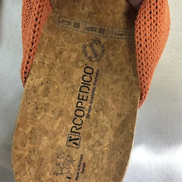 Arcopedico anatomic footwear  Pantanal Knit eco friendly cork Sandals new