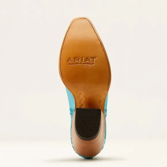ARIAT WOMEN'S DIXON WESTERN BOOTIES/BOOT| Electric Calypso (Blue/Turquoise)| NEW