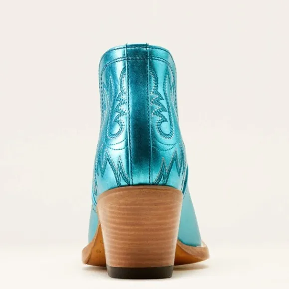 ARIAT WOMEN'S DIXON WESTERN BOOTIES/BOOT| Electric Calypso (Blue/Turquoise)| NEW