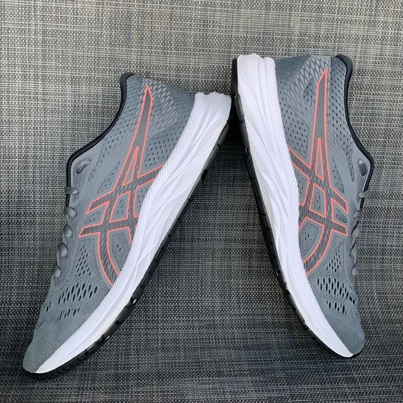 ASICS GEL-Excite 6 Athletic Sneakers Shoes 'Steel Grey/Papaya' Women's size 8.5