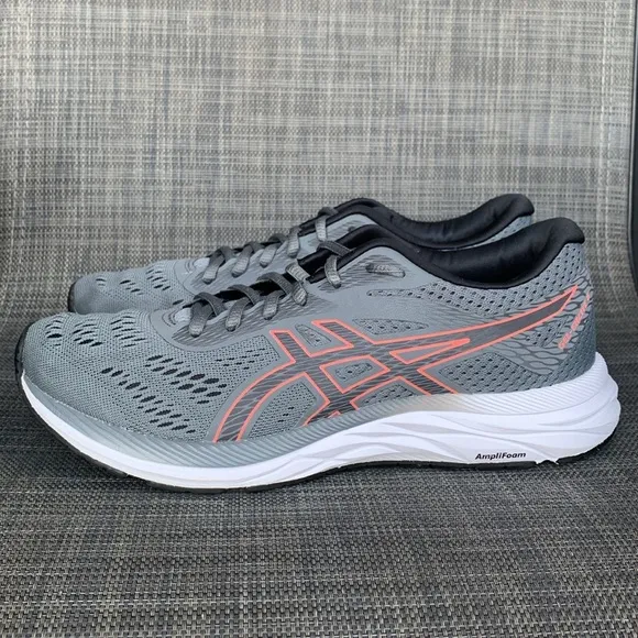 ASICS GEL-Excite 6 Athletic Sneakers Shoes 'Steel Grey/Papaya' Women's size 8.5