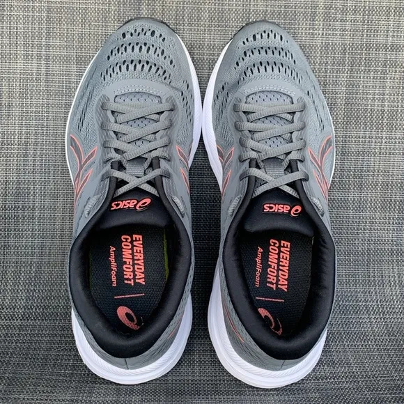 ASICS GEL-Excite 6 Athletic Sneakers Shoes 'Steel Grey/Papaya' Women's size 8.5