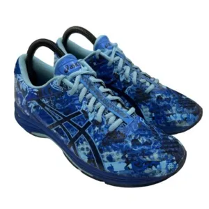 Asics Shoes Mens Size 8 Gel Noosa Tri 11 Blue Camo Running Dynamic Duomax