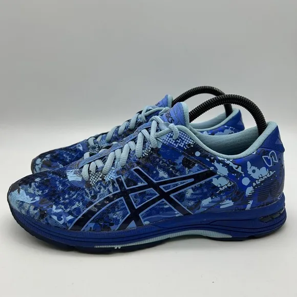 Asics Shoes Mens Size 8 Gel Noosa Tri 11 Blue Camo Running Dynamic Duomax