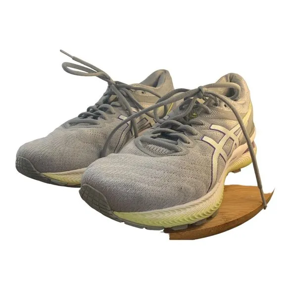 Asics Womens Gel Nimbus 22 Gray Comfort Athletic Sneaker Shoes Size US 10