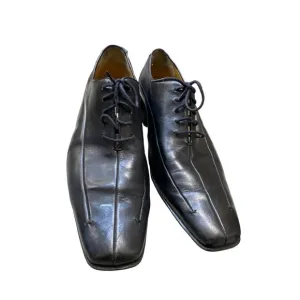 Aventura men’s black leather shoes oxfords size 9.5M SKU 3325