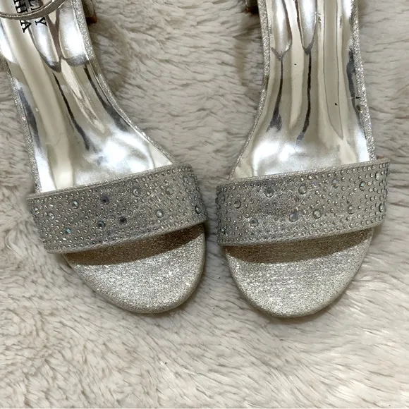 BADGLEY MISCHKAGirl's Embellished Block Heel Sandals