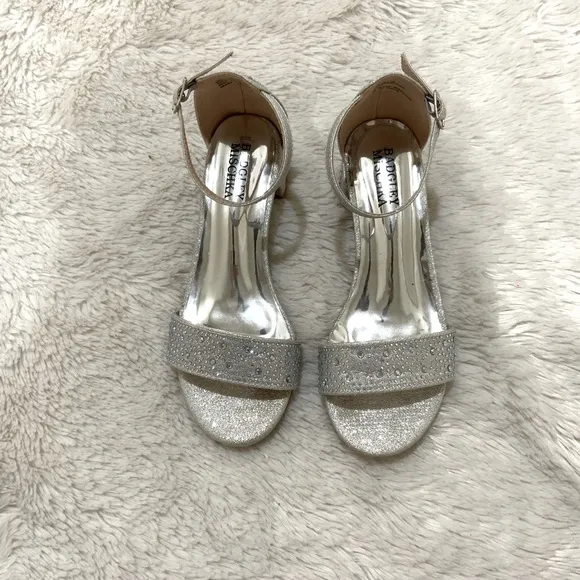BADGLEY MISCHKAGirl's Embellished Block Heel Sandals