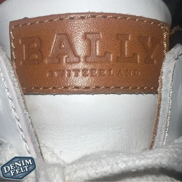 Bally Men’s Switzerland Frenz CalfPerforated Lace-Up Sneakers/Shoes | PRELOVED!