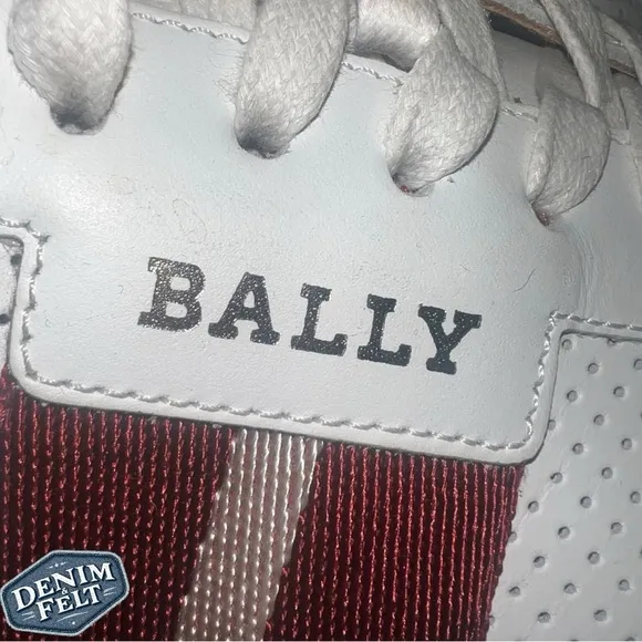 Bally Men’s Switzerland Frenz CalfPerforated Lace-Up Sneakers/Shoes | PRELOVED!