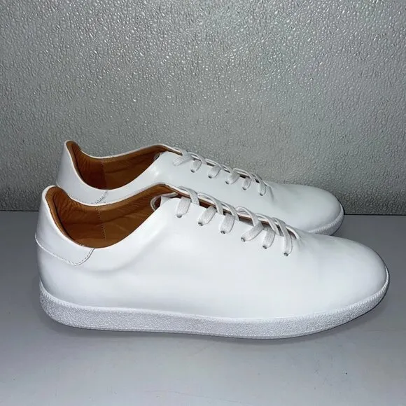 Beckett Simonon Geller Trainers – Men’s Size 10 – White Leather – New With Box