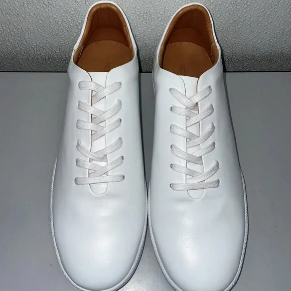 Beckett Simonon Geller Trainers – Men’s Size 10 – White Leather – New With Box