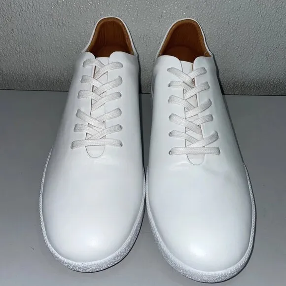 Beckett Simonon Geller Trainers – Men’s Size 10 – White Leather – New With Box