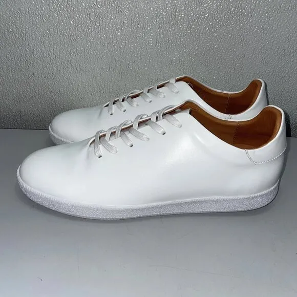 Beckett Simonon Geller Trainers – Men’s Size 10 – White Leather – New With Box