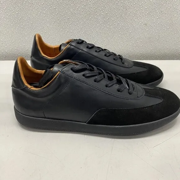 Beckett Simonon Rivera Sneakers Black Men’s Size 9.5 Leather Trainer Tennis Shoe