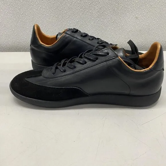 Beckett Simonon Rivera Sneakers Black Men’s Size 9.5 Leather Trainer Tennis Shoe