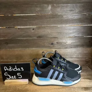 Big Kids Adidas NMD V3 Black Athletic Running Comfort Sneakers Shoes Size 5 Y‎