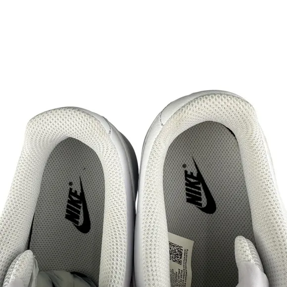 Big Kids Nike Court Vision Sz 6.5 Low Casual Lace-Up Shoes CD5434-100 White NWOB