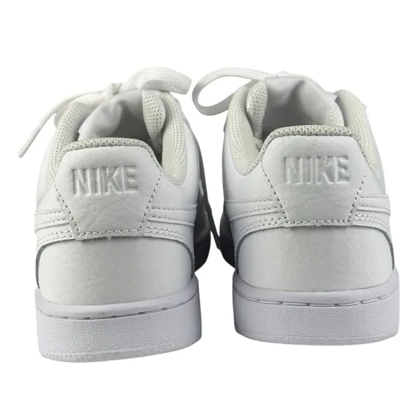 Big Kids Nike Court Vision Sz 6.5 Low Casual Lace-Up Shoes CD5434-100 White NWOB
