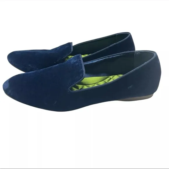 Birdies Women Velvet The Starling Blue Limited Edition Shoes Size 10