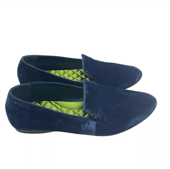 Birdies Women Velvet The Starling Blue Limited Edition Shoes Size 10