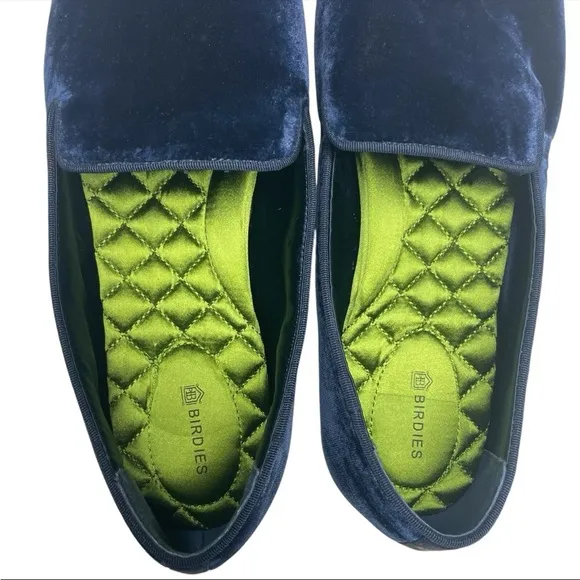 Birdies Women Velvet The Starling Blue Limited Edition Shoes Size 10