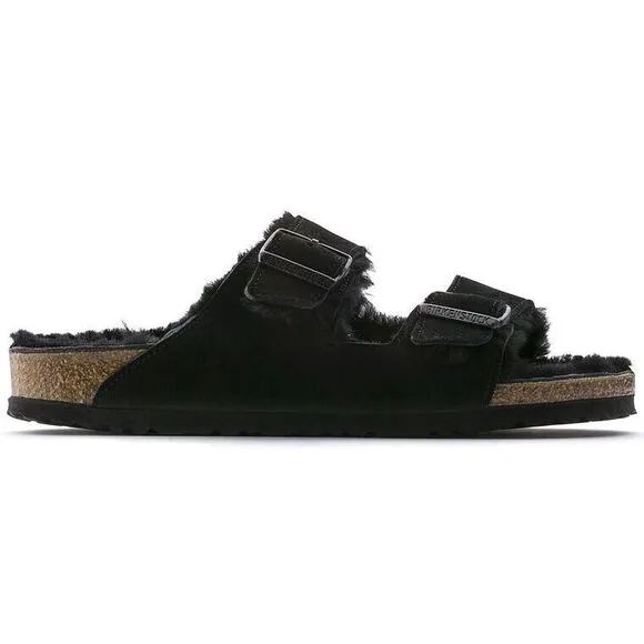 Birkenstock Arizona Shearling Suede Leather Size 37