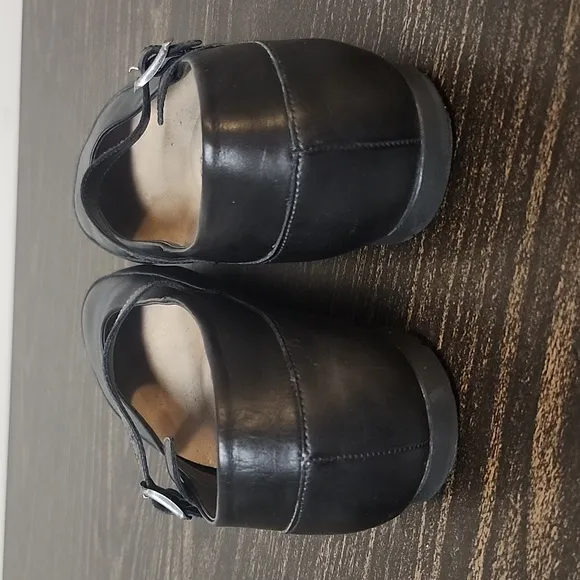 Birkenstock Black Mary Jane Shoes Leather Comfort Euro 42 US 11