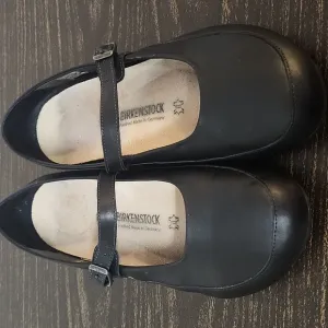 Birkenstock Black Mary Jane Shoes Leather Comfort Euro 42 US 11