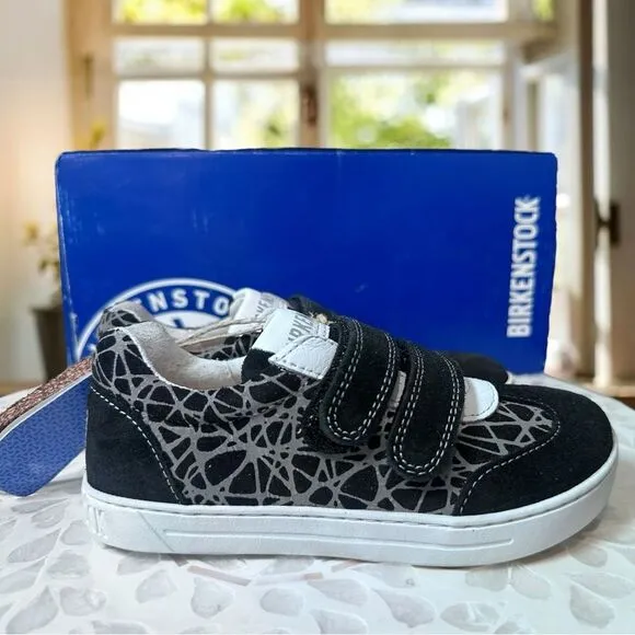 Birkenstock Kids Davao Velcro Two Strap Shoes Sneakers Unisex Boy Girl Size EU 2